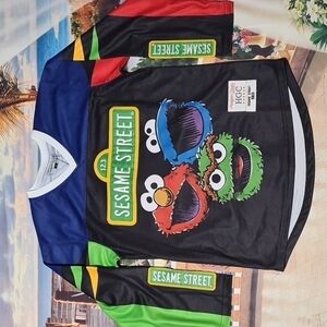 Sesame Street Hockey Jersey Size Medium NWT